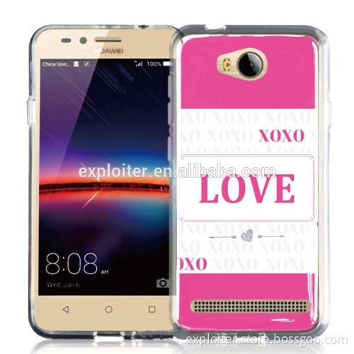 Ultra slim soft plastic gel universal phone cover for huawei y3 3g cover